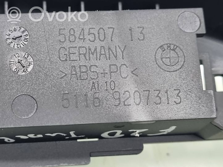 BMW 1 F20 F21 Altri elementi della console centrale (tunnel) 51169207313