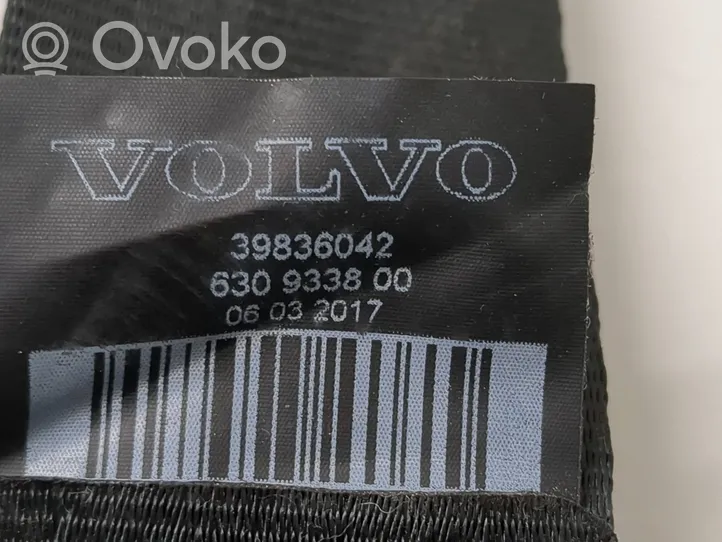 Volvo S90, V90 Takaistuimen turvavyö 39836042