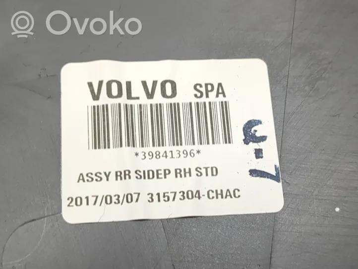 Volvo S90, V90 Muu keskikonsolin (tunnelimalli) elementti 31389645
