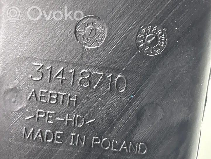 Volvo S90, V90 Ohjaamon sisäilman ilmakanava 31418710