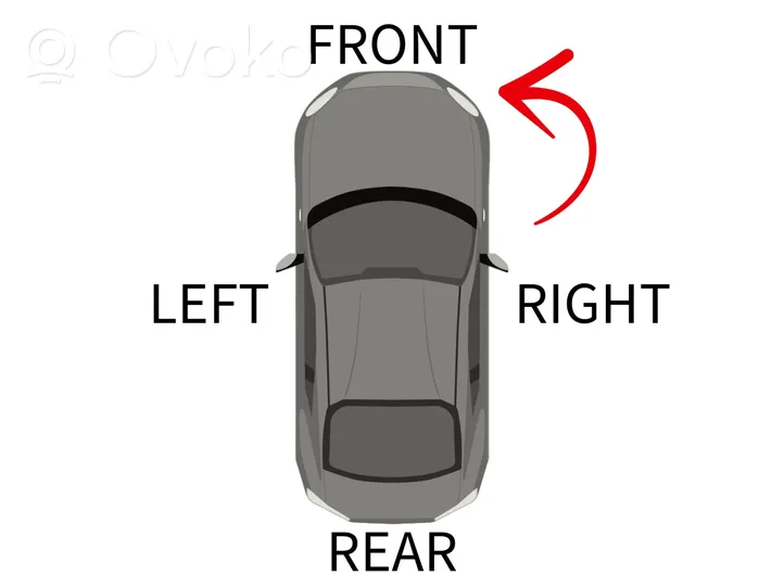 Toyota Prius (XW30) Ajovalonpesimen pesusuuttimen kansi/suoja 8535347020