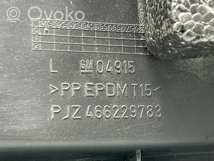 Opel Meriva B Garniture de panneau carte de porte avant 466229783