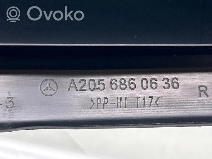 Mercedes-Benz GLC X253 C253 Priekšējā sliekšņa dekoratīvā apdare (iekšējā) A2056860636