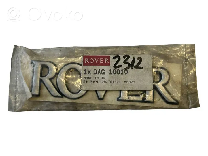 Rover 600 Litery na drzwi tylne samochodów dostawczych DAG10010