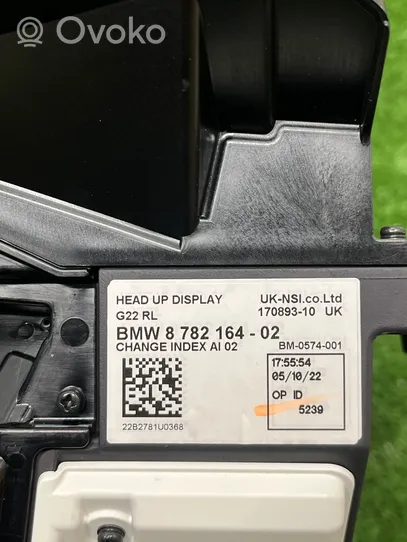 BMW M4 G82 G83 Écran d'affichage supérieur 8782164