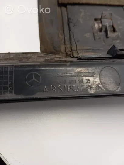 Mercedes-Benz S W220 Copertura del rivestimento del sottoporta posteriore A2206802835
