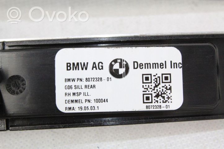 BMW X6 G06 Listwa progowa przednia / nakładka 8072328