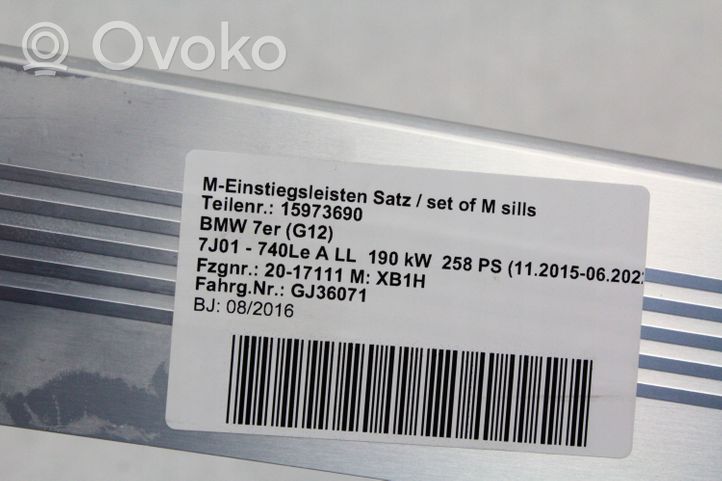 BMW 7 G11 G12 Listwa progowa przednia / nakładka 