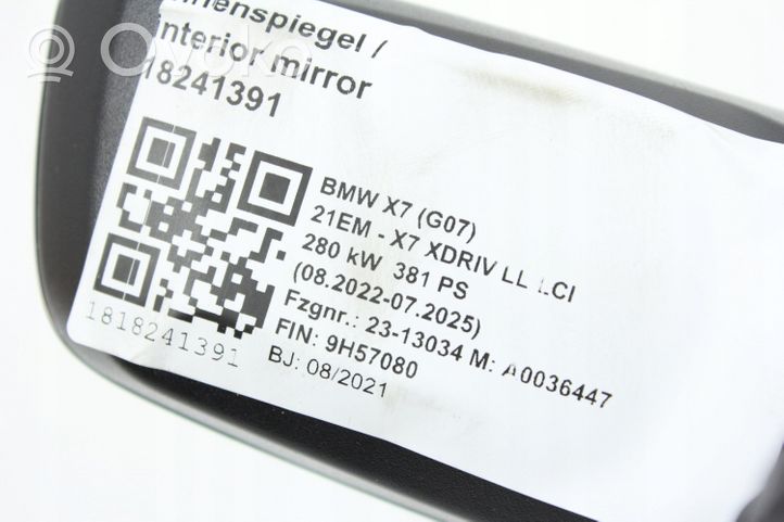BMW M8 F91 F92 G14 G15 Rétroviseur intérieur 