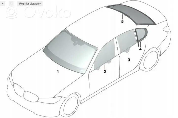 BMW 3 G20 G21 Front windscreen/windshield window 7467708