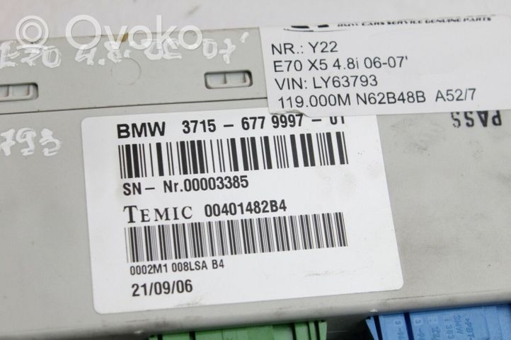BMW X5 E70 Sterownik / Moduł parkowania PDC 6779997