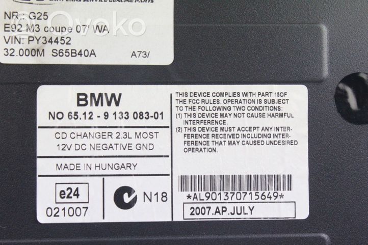 BMW 3 E90 E91 CD/DVD keitiklis 9133083