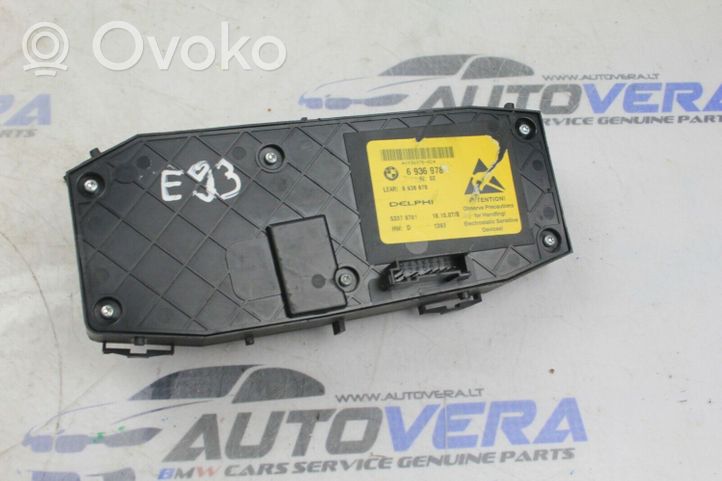 BMW 3 E92 E93 Interruttore di controllo del sedile 6936978