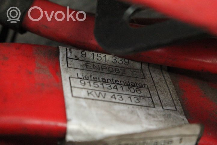 BMW M6 Câble de batterie positif 9151341