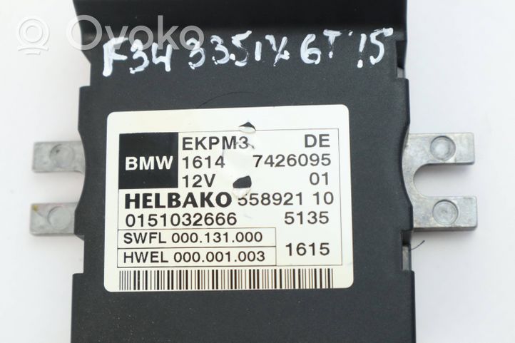 BMW 3 GT F34 Steuergerät Hochdruckkraftstoffpumpe 7426095