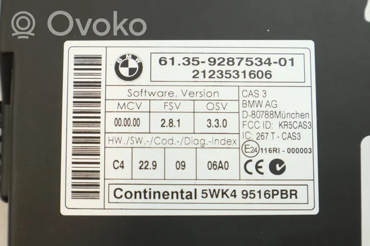 BMW X1 E84 Kit calculateur ECU et verrouillage 8606310