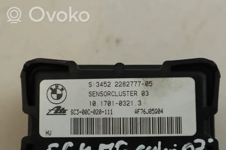 BMW 6 E63 E64 Sensore accelerazione ABS 2282777