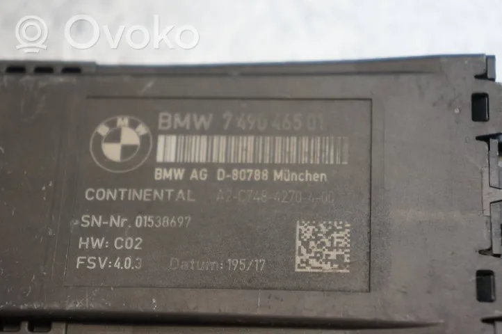 BMW 4 F36 Gran coupe Moduł / Sterownik fotela 7490465