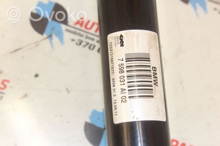 BMW X3 F25 Albero di trasmissione posteriore 7598031