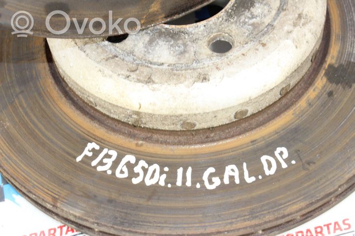 BMW 6 F12 F13 Tarcza hamulca tylnego 34216775289