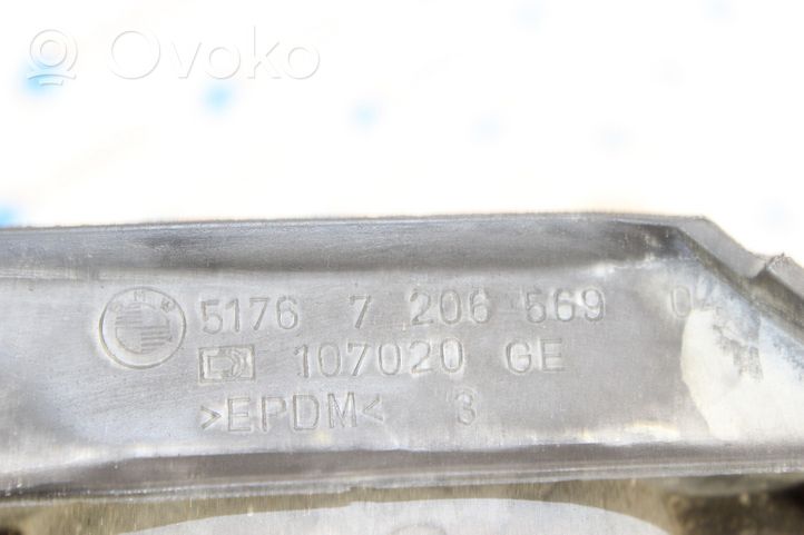 BMW 6 F12 F13 Uszczelka pokrywy silnika / maski przedniej 7206569