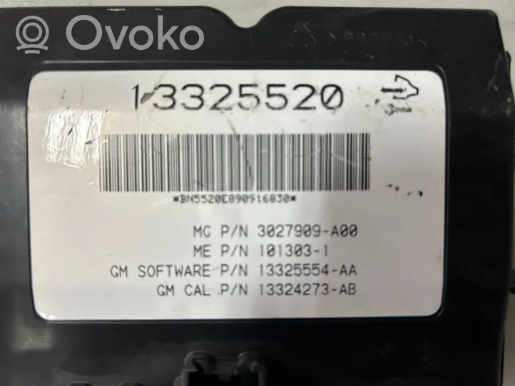 Opel Insignia A Durų elektronikos valdymo blokas 13325520
