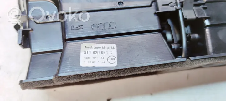 Audi A4 S4 B8 8K Rejilla de ventilación central del panel 8T1820951C
