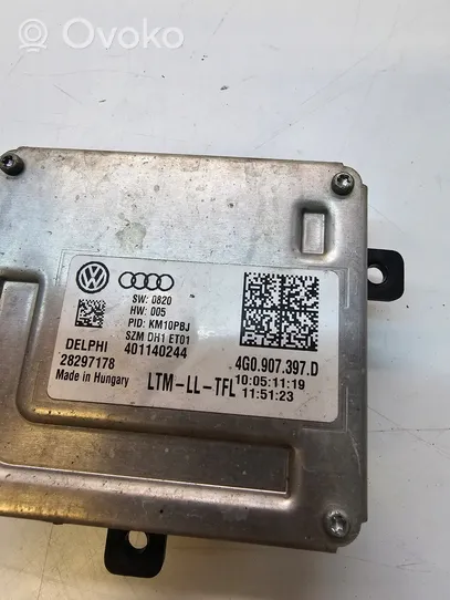 Audi A6 S6 C7 4G Ajovalojen virranrajoitinmoduuli Xenon 4G0907397D