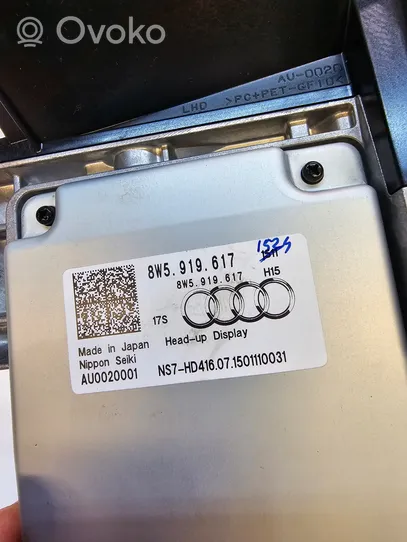 Audi A4 S4 B9 8W HUD-näyttö 8W5919617