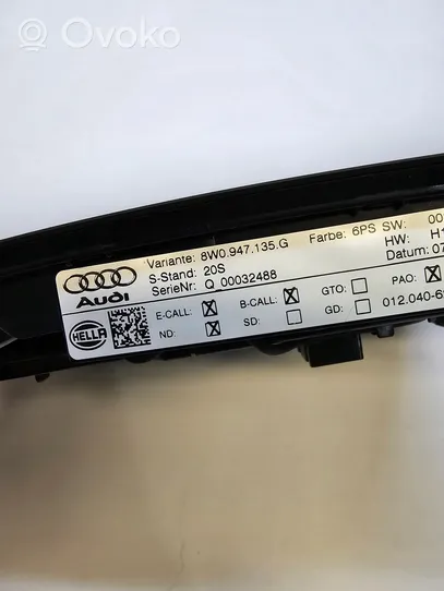 Audi A4 S4 B9 8W Priekšējo vietu apgaismojums 8W094713G