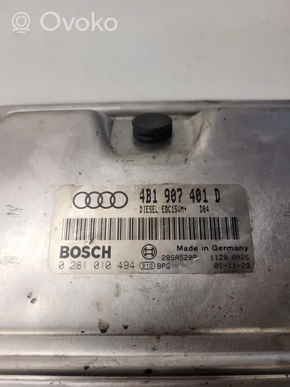 Audi A6 S6 C5 4B Calculateur moteur ECU 4B1907401D