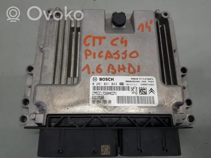 Citroen C4 II Picasso Galios (ECU) modulis 9809478580