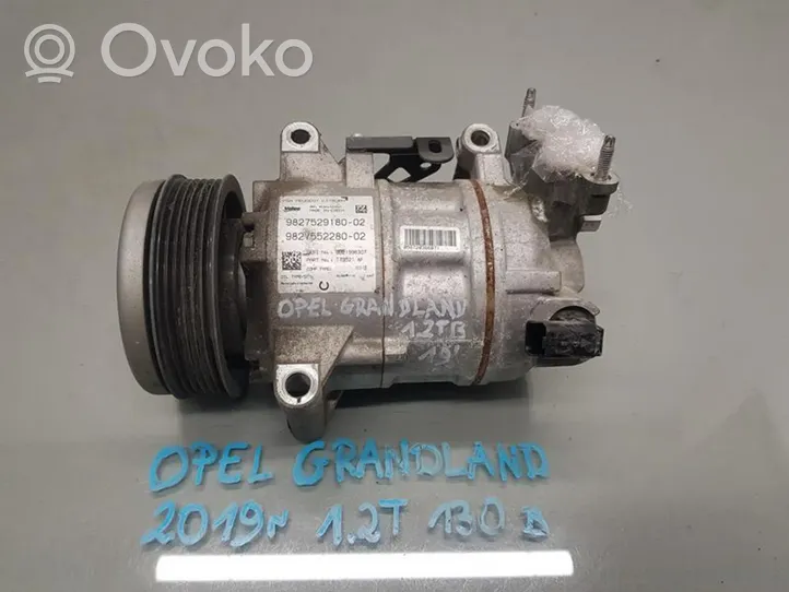 Opel Grandland X Compresseur de climatisation 9827529180