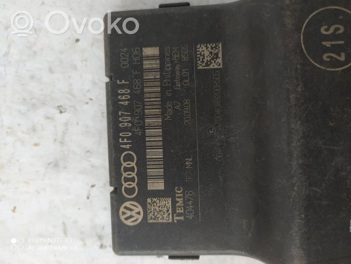 Audi A6 S6 C6 4F Moduł sterowania Gateway 4F0907468F