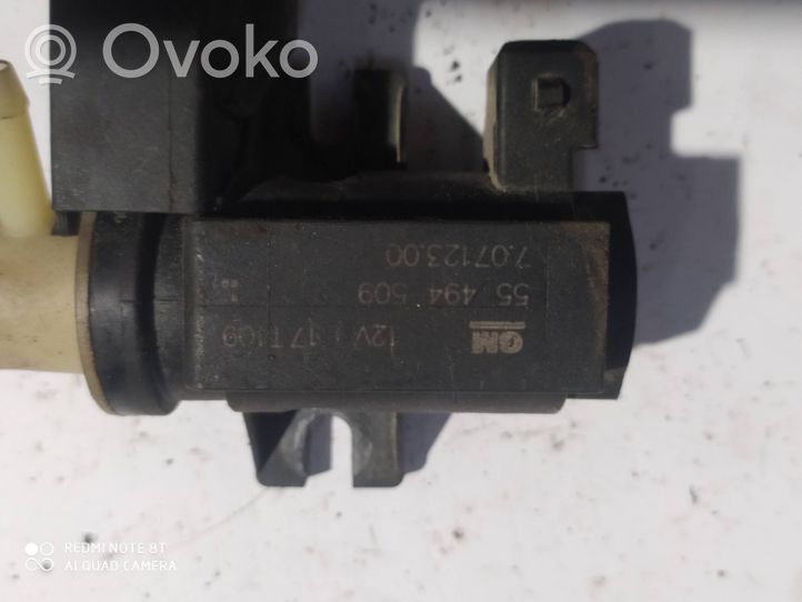 Opel Zafira C Turbo solenoid valve 55494509