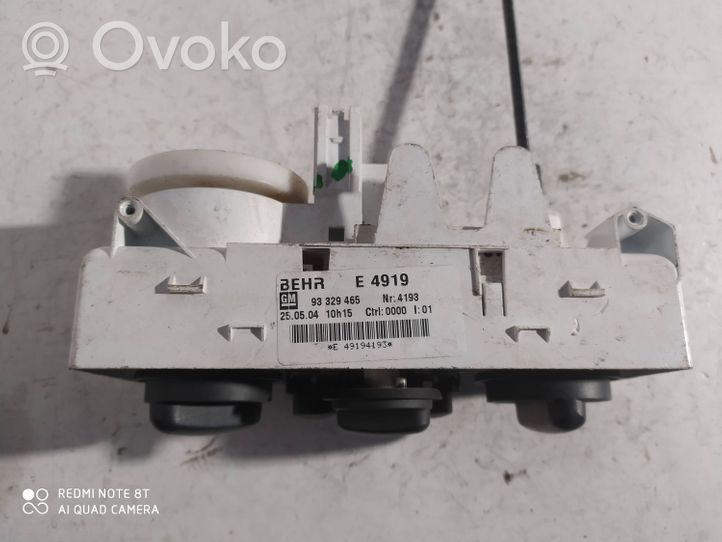 Opel Meriva A Panel klimatyzacji 93329465