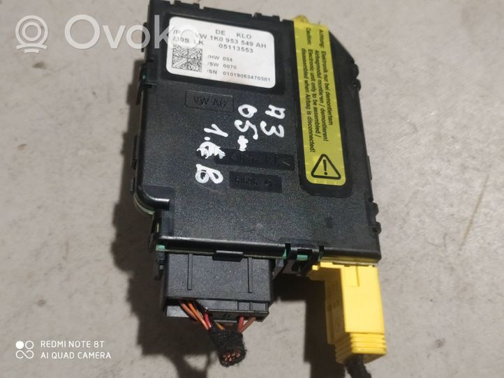 Audi A3 S3 8L Steering wheel angle sensor 1K0953549AH