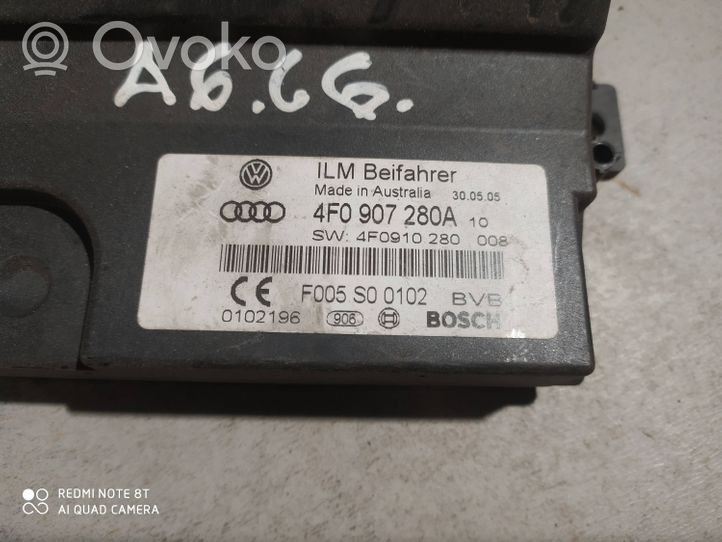 Audi A6 S6 C6 4F Muut ohjainlaitteet/moduulit 4F0907280A