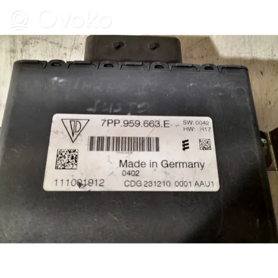 Volkswagen Touareg II Module convertisseur de tension 7PP959663E