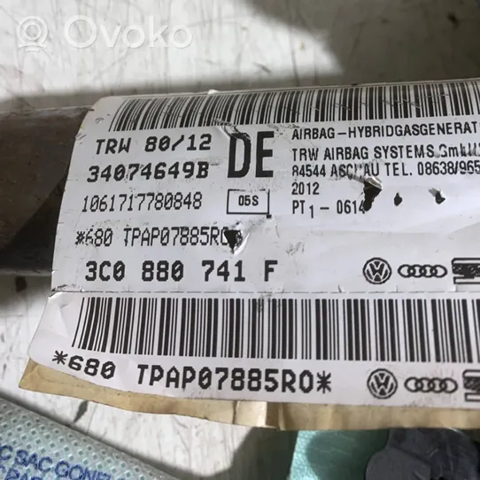 Volkswagen PASSAT B7 Airbag de toit 3C0880741F