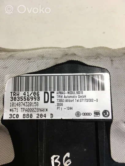 Volkswagen PASSAT B6 Passenger airbag 3C0880204D