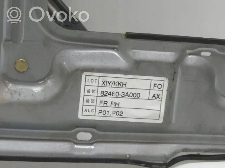 Hyundai Trajet Etuikkunan nostomekanismi ilman moottoria PRAWY PRZÓD 82480-3A000