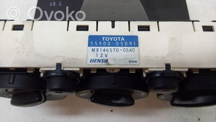 Toyota Avensis T220 Ilmastoinnin ohjainlaite 55900-05091