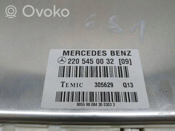 Mercedes-Benz S W220 Autres unités de commande / modules 2205450032