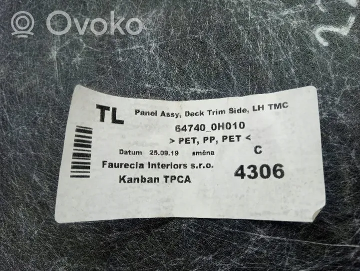 Toyota Aygo AB40 Boczki / Poszycie drzwi przednich 64730-0H010