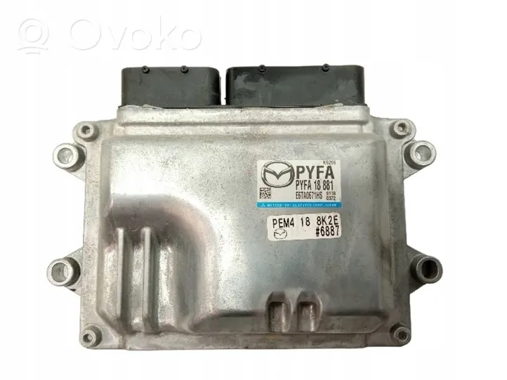 Mazda 6 Calculateur moteur ECU E6TA0671HS