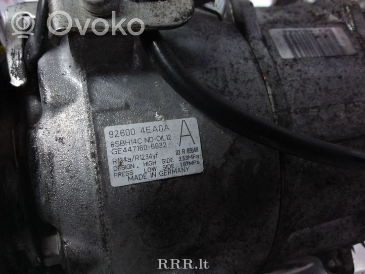 Nissan Qashqai Compressore aria condizionata (A/C) (pompa) 6SBH14C