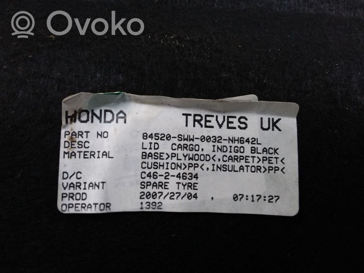 Honda CR-V Tavaratilan kaukalon tekstiilikansi 84520SWW0032NH642L