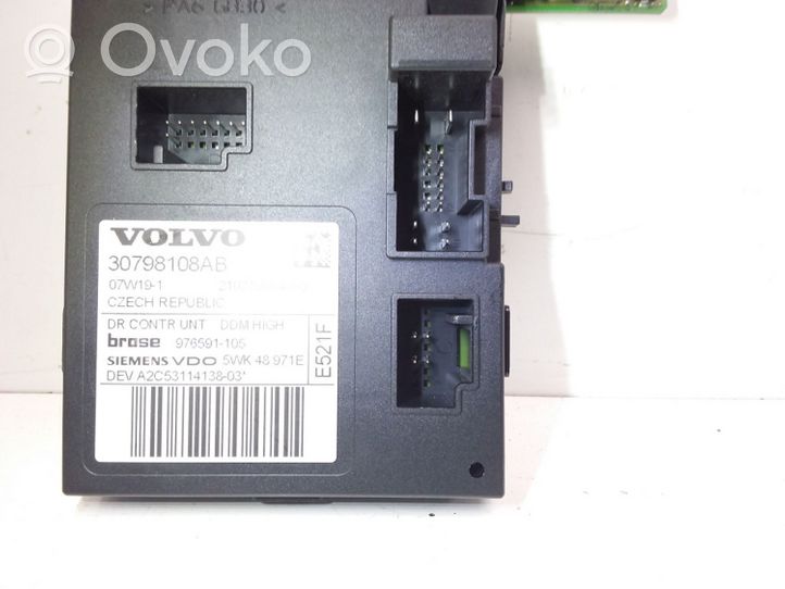 Volvo C30 Oven ohjainlaite/moduuli 30798108AB