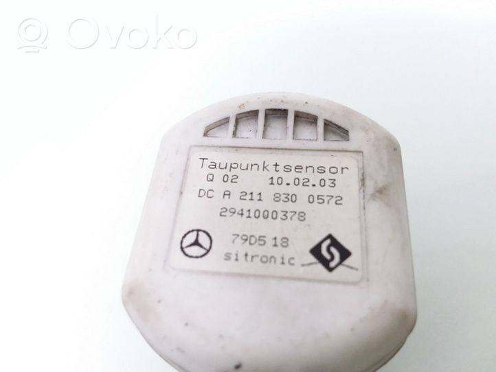 Mercedes-Benz CLK A209 C209 Sensore temperatura interna A2118300572